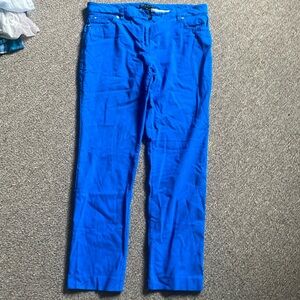 NWOT Zac & Rachel blue chinos size 14
